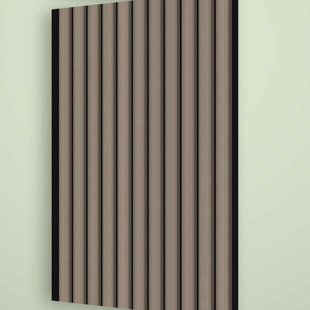 Cantera Slatted Wall Board — Gray Oak