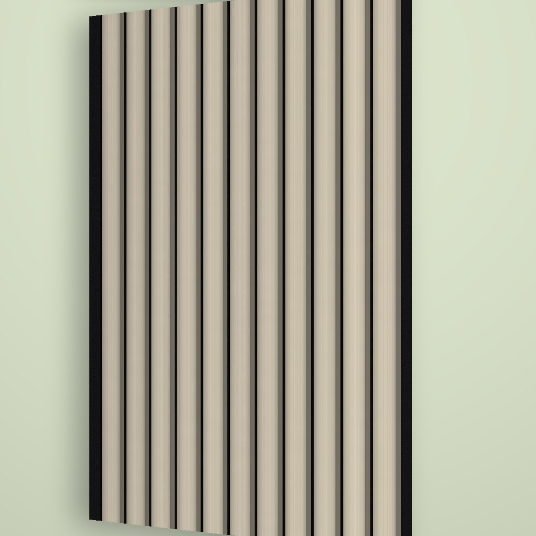 Cantera Slatted Wall Board — Sand
